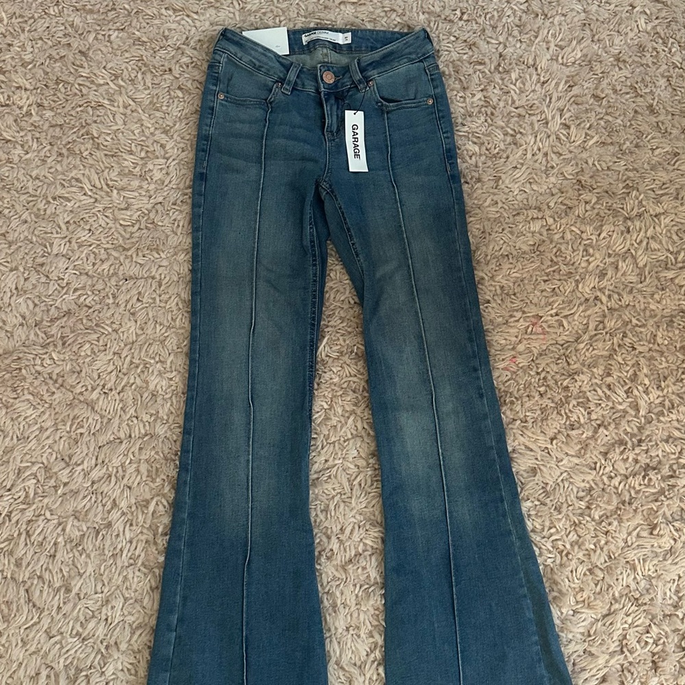 BRAND NEW Garage Blue Flare Leg Jeans